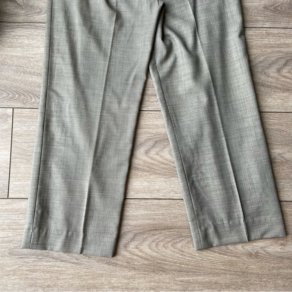 Talbots Stretch Wool Wide Leg Cropped Pants - Picture 10 of 13